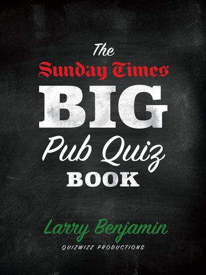 cover image of The Sunday Times Big Pub Quiz Book